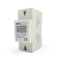 Medidor de kWh electrónico analógico con pantalla digital de salida de pulso pequeño y ligero