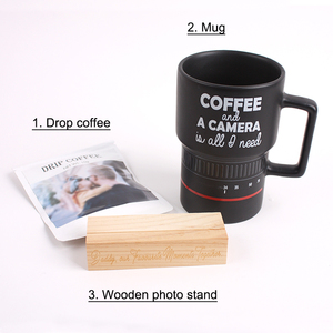 BespritGift l'histoire de papa et <span class=keywords><strong>moi</strong></span> idées cadeaux pour la fête des pères café et nouveauté ensemble de tasses en céramique ensemble cadeau d'anniversaire pour papa et hommes - Product Image 3