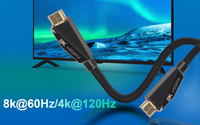 Certificado 1M 1,5 m 2M 48Gbps Alta velocidad 4K HD Cable Ps4 Ps5 Cabo Audio Video HDMI a HDMI Kabel 8K 60Hz