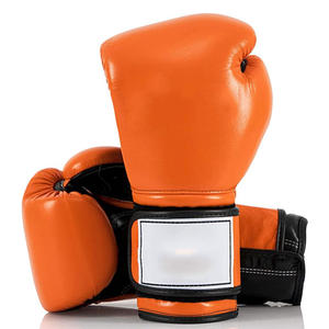 Gants de boxe MMA personnalisés en PU, tailles 12/16/20 oz, avec fermeture pour l'entraînement à domicile - Product Image 3