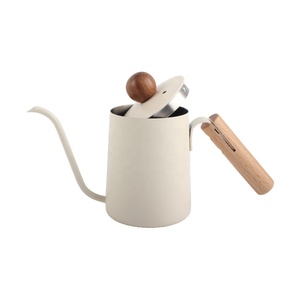 Hervidor de agua apto para estufa y lavavajillas de 0.25/0.35/0.6L con boquilla de goteo de precisión, hervidor de café tipo cuello de cisne para verter. - Product Image 6