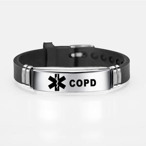 Gelang Peringatan Medis yang Dapat Disesuaikan dan Dipersonalisasi untuk Diabetes, Penyakit Darah Tinggi, Kesadaran Darurat, Gelang ID untuk Pria Wanita Anak-anak - Product Image 2