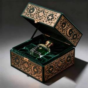 リジッドベルベットジュエリー香水ボックスギフトボックスリジッドペーパーボード引き出しボックスリジッドボックス香水用ミニ香水ボックス - Product Image 6