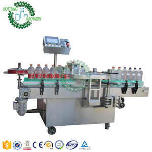 SUS304 Sparking Water Liquid Juice <strong>Rectangular</strong> PET <strong>Bottle</strong> Hot Melt Glue OPP <strong>Labeling</strong> <strong>Machine</strong> - Product Image 4