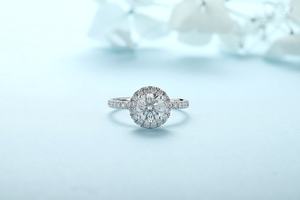 Anpassbare im Labor gewachsene Diamantringe für Frauen Feiner Schmuck Platinum950 Hochzeits versprechen Set für Paare Verlobung anlass - Product Image 4