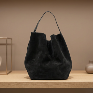 Bolsos de Compras BS INTERNATIONAL Personalizados Hechos en India, Bolsos de Mano Casuales de Cuero Genuino para Mujer con Cierre de Cremallera - Product Image 1