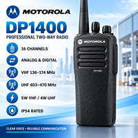 Radio portable Motorola DP1400 XiR P3688 CP200d DEP450 VHF UHF numérique bidirectionnelle pour les entreprises, la logistique et les entrepôts