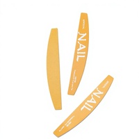 Lime à ongles japonaise double face en EVA de haute qualité à grain grossier pour manucure, bande de polissage lavable en éponge