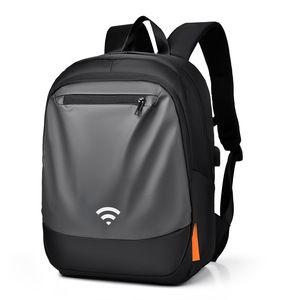 Men's <b>Backpack</b> <b>15</b>.6-<b>Inch</b> <b>Laptop</b> Bag Waterproof Business Casual Travel School Bag Black Gray Solid Color Fall 2024 - Product Image 2