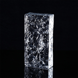 Tùy Chỉnh Siêu Trắng Thủy Tinh Gạch Pha Lê Gạch Phân Vùng Tường Ice Pha Lê Mô Hình Quảng Trường Trong Suốt - Product Image 4