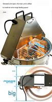 Elektrische verwarmde ketelmixer voor tomatensaus, fruitjam en bonenpuree, roerbakmachine
