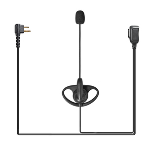 Écouteur à crochet d'oreille réglable HYS de style D avec microphone Steeve pivotant, casque d'écoute radio bidirectionnel avec micro intégré, PTT - Product Image 2