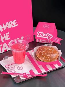 Scatole per Hamburger Fast Food in Carta Kraft Usa e Getta, Confezioni per Cibo Fritto Personalizzate - Product Image 6