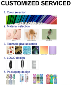 Pettini di plastica ecologici in vivaci colori personalizzati-perfetti per esigenze di <span class=keywords><strong>Styling</strong></span> personalizzate - Product Image 4