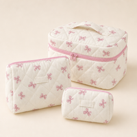 Trousse de toilette portable imprimée grande capacité en tissu éponge avec fermeture éclair, best-seller transfrontalier, pour voyage et maquillage personnalisé