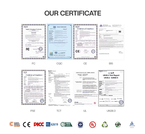 Bateria de Armazenamento de Energia LiFePO4 para Parede Residencial 10kWh 8000 Ciclos Profundos CAN com Garantia de 10 Anos para Inversor <span class=keywords><strong>Solar</strong></span> Híbrido de Rede - Product Image 5