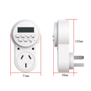 Minuteur numérique hebdomadaire IP20 10A 220V, intervalle min. 1 seconde/1 minute, 8/20 programmes quotidiens, batterie NI-MH rechargeable, prix usine - Product Image 4