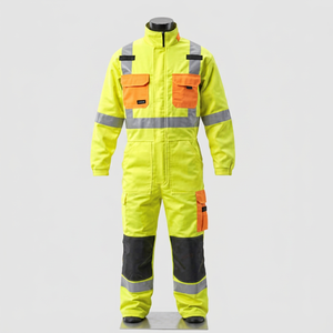 PUFFIN SPORTS OEM – Ensemble de vêtements de travail industriels professionnels en polyester haute visibilité, réfléchissants et imperméables pour la construction - Product Image 1