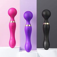 Baguette vibrante AV personnalisable, rechargeable, puissante, portable, pour massage et stimulation préliminaire, jouet sexuel pour adultes