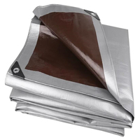 Linyi haute qualité PE bâche Poly bâche tissu feuille étanche Anti-UV enduit plaine couverture de camion tente taille Standard sac tissé