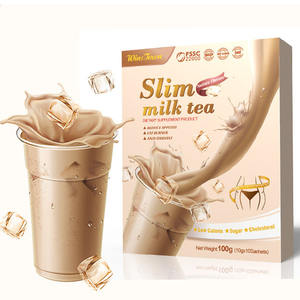 热销产品成人烧蛋白代餐奶昔即食纤维粉减肥饮料盒袋装茶 - Product Image 3