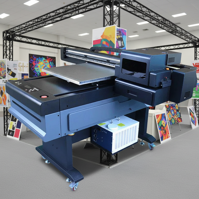 6090 UV Flatbed Printer for Sublimation on Metal Acrylic Wood Glass Phone Case 140mm Thickness