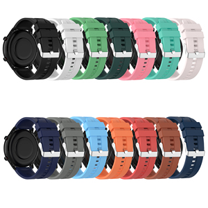 Tschick-Correa de silicona para Huami <span class=keywords><strong>Amazfit</strong></span> <span class=keywords><strong>GTR</strong></span> <span class=keywords><strong>2e</strong></span>/GTR2, Correa Universal de repuesto de 22mm, correa de reloj suave - Product Image 2