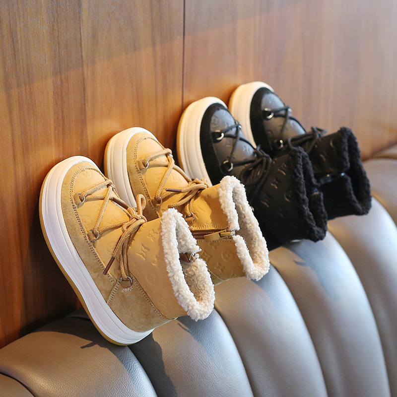 Детская обувь, зимние ботинки, Модные Повседневные Легкие кроссовки до щиколотки