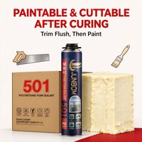 JUNBOM 501 Mousse PU de construction de haute qualité pour l'isolation acoustique des trous, fissures et espaces creux des bâtiments, fournisseur professionnel