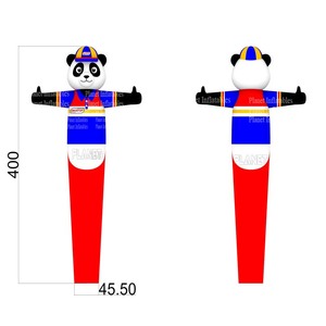 Danseur gonflable de décoration, jambe unique, <span class=keywords><strong>SkyTube</strong></span>, danseur aérien pour la publicité - Product Image 3