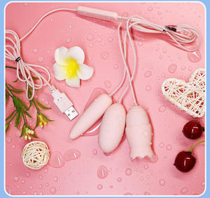 New Style 3-in-1 Tongue Licking Vibrating Toy Clitoris Massager Egg Nipper Dual Sucking Vibrator for Women Sex Toys - Product Image 5