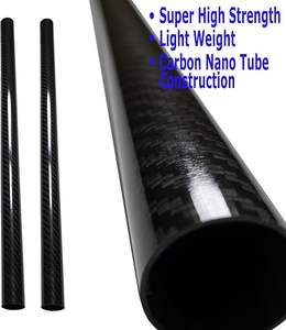 3k कार्बन फाइबर पाइप हल्के उच्च शक्ति अनुकूलित व्यास लंबाई कार्बन फाइबर ट्यूबिंग - Product Image 5