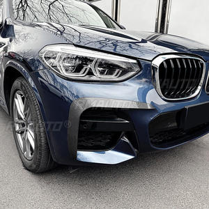 Spoiler de pare-chocs avant, cache de feux antibrouillard, lame d'air, séparateur pour BMW X3 G01 X4 G02 M Sport 2018 2019 2020 2021 Kit carrosserie Tuning - Product Image 5