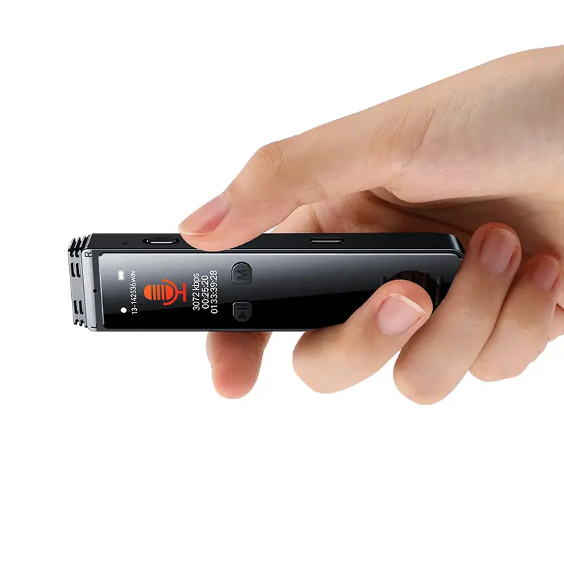 2023 Hot Selling 3072Kbps Telefoongesprek Opnemen Mini Voice Recorder Apparaat Voor Spraak En Interview