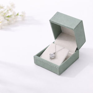 Pendant <b>Necklace</b> <b>Box</b> Luxury Rigid <b>Box</b> Flip Top Jewelry Gift <b>Box</b> <b>Necklace</b> Positioning Insert Foil Stamping Custom Logo Wholesale - Product Image 2