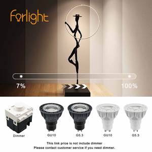 Lampes de plafond <span class=keywords><strong>GU10</strong></span> à angle de faisceau de 10 degrés, en aluminium, avec variateur d'intensité à la sortie, ampoule <span class=keywords><strong>LED</strong></span> <span class=keywords><strong>GU10</strong></span> à index de reproduction des couleurs 90 avec puces COB - Product Image 2