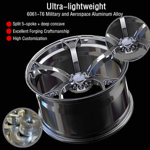 टॉयोटा 20 17 6061 18 jdm 19 इंच जाली रेसिंग कंगुफा 5x100 क्रोम मिश्र धातु 4x100 कस्टम 5x114.3 पहियों - Product Image 3