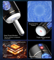 Coupe de masturbation automatique pour hommes, 10 modes de vibration, masturbateur électrique vibrant avec manchon réaliste en TPE, USB