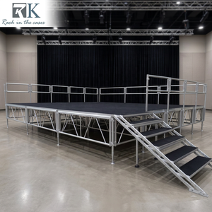 Heavy Duty Mobile Aluminum <b>Stage</b> Adjustable 2m for Music Festival and Show - Product Image 2
