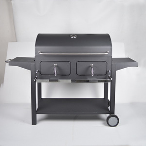 American Style Charcoal Grill 162x64.5x110cm <b>Trolley</b> Outdoor BBQ Grill For Courtyard <b>Garden</b> Villa - Product Image 1