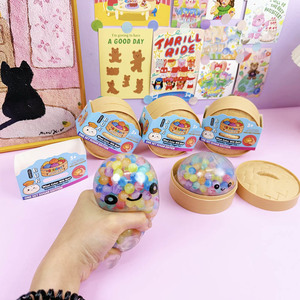 Juguete Blandito Misterioso con Cuentas de Arcoíris en el Interior, Juguete Antiestrés de Silicona para Apretar, Caja Sorpresa para Niños - Product Image 2