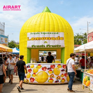 Kiosque gonflable portable en forme de citron pour la cérémonie d'ouverture d'un <span class=keywords><strong>magasin</strong></span> - Product Image 2