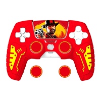 Vente flash, étui en silicone pour manette PS5, résistant à la transpiration, thème de jeu PS5, haute qualité, pressage à chaud, accessoire pour manette de jeu PS5