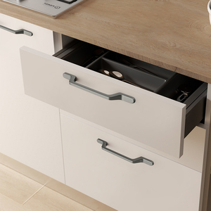 Modern Furniture Hardware Arched Zamak Handle Cupboard <strong>Door</strong> Drawer <strong>Knob</strong> Zinc Alloy Wardrobe Kitchen Cabinets Handles and Pulls - Product Image 5