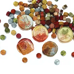 Sceau de cire personnalisé, ensemble de perles et tampons pour sceau, résistant, 10/115 couleurs