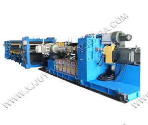 150 EPDM rubber sheet extusion line// calender production line//Two roller Calender