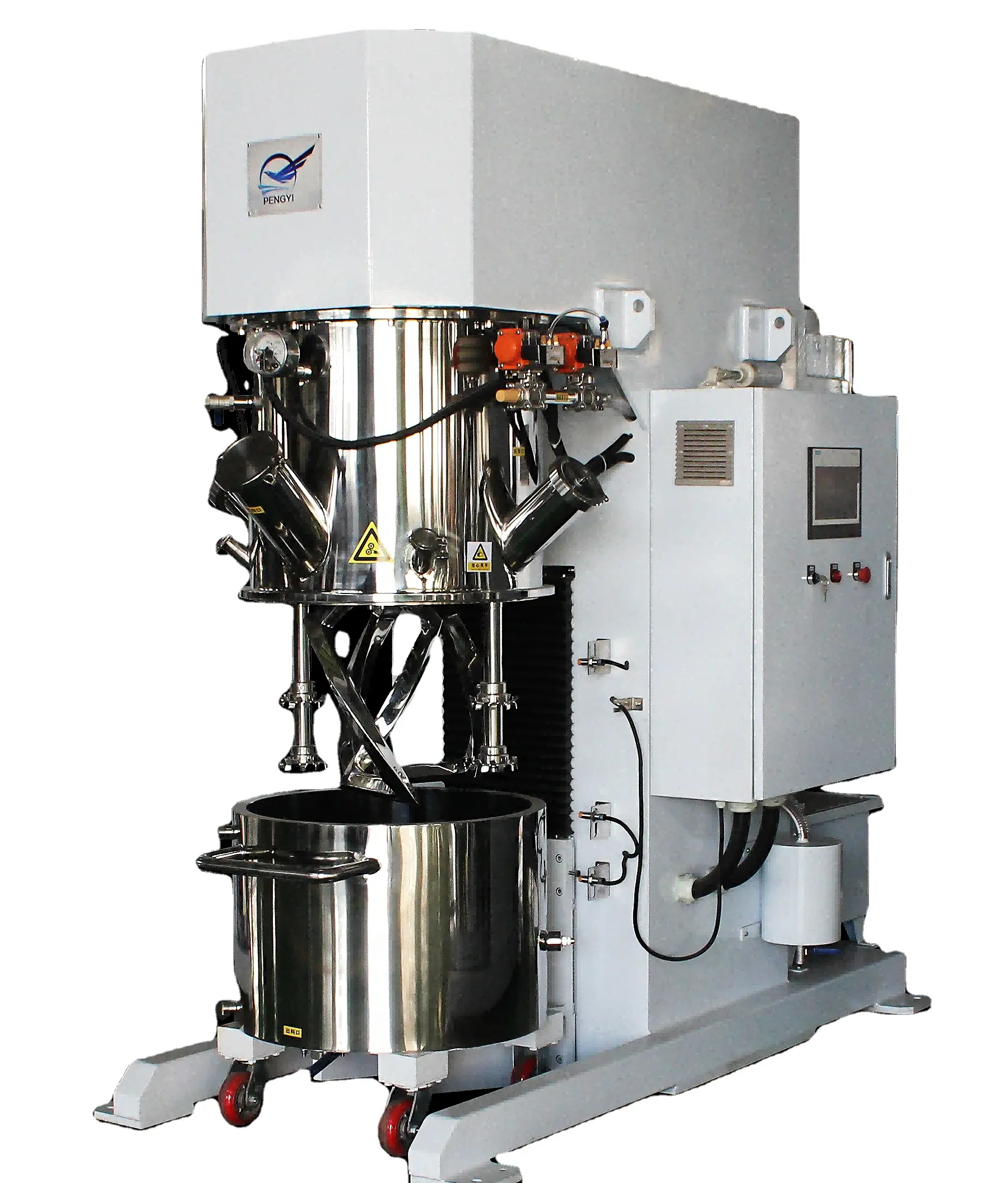 China Factory Double Vacuum Planetary Mixer Food Mixer Disperser Blender Double Planetary Mixer