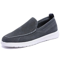 Nouveaux Mocassins Rétro pour Hommes en Tissu Oxford de Coton de Haute Qualité, Chaussures Tendance à Semelle Plate en Caoutchouc, Vente en Gros pour l'Exportation