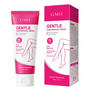 Crème dépilatoire douce OEM, action rapide en 10 minutes, ingrédients naturels, hydratante, parfum Sakura, pour le corps, les jambes et la ligne du bikini - Product Image 5