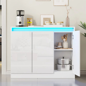 Aparador <span class=keywords><strong>de</strong></span> <span class=keywords><strong>Cocina</strong></span> con Cajones, Mueble Moderno <span class=keywords><strong>de</strong></span> Lujo - Product Image 1